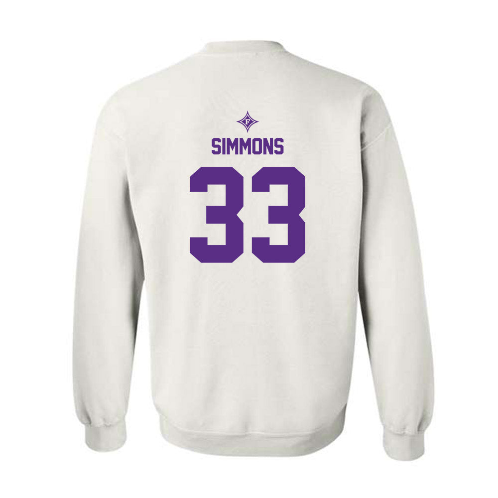 Furman - NCAA Football : Nick Simmons - Sports Shersey Crewneck Sweatshirt-1