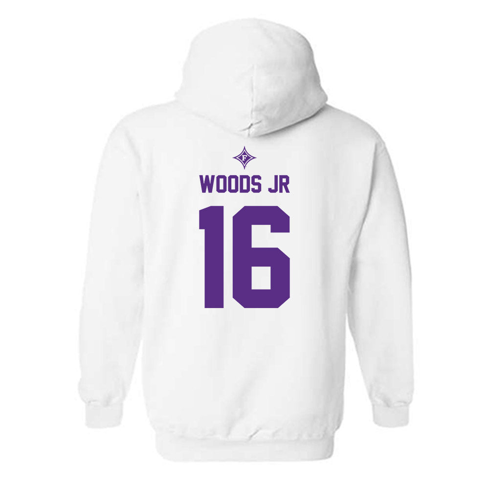 Furman - NCAA Football : Michael Woods Jr - Sports Shersey Hooded Sweatshirt-1
