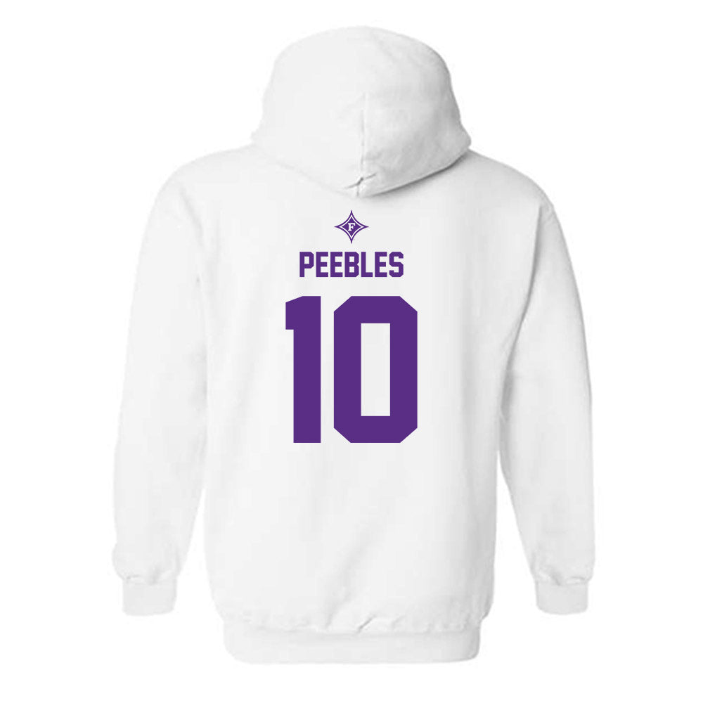 Furman - NCAA Football : Braylon Peebles - Sports Shersey Hooded Sweatshirt-1