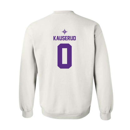 Furman - NCAA Football : Ty Kauserud - Sports Shersey Crewneck Sweatshirt-1