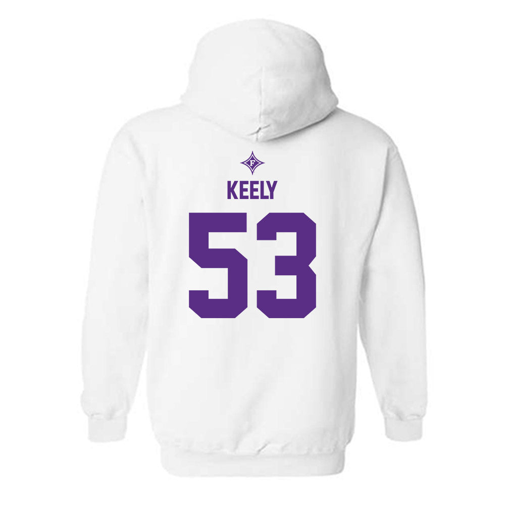Furman - NCAA Football : Mason Keely - Sports Shersey Hooded Sweatshirt-1