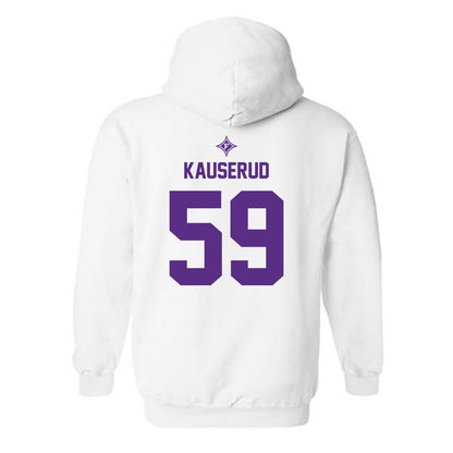 Furman - NCAA Football : Ty Kauserud - Sports Shersey Hooded Sweatshirt-1