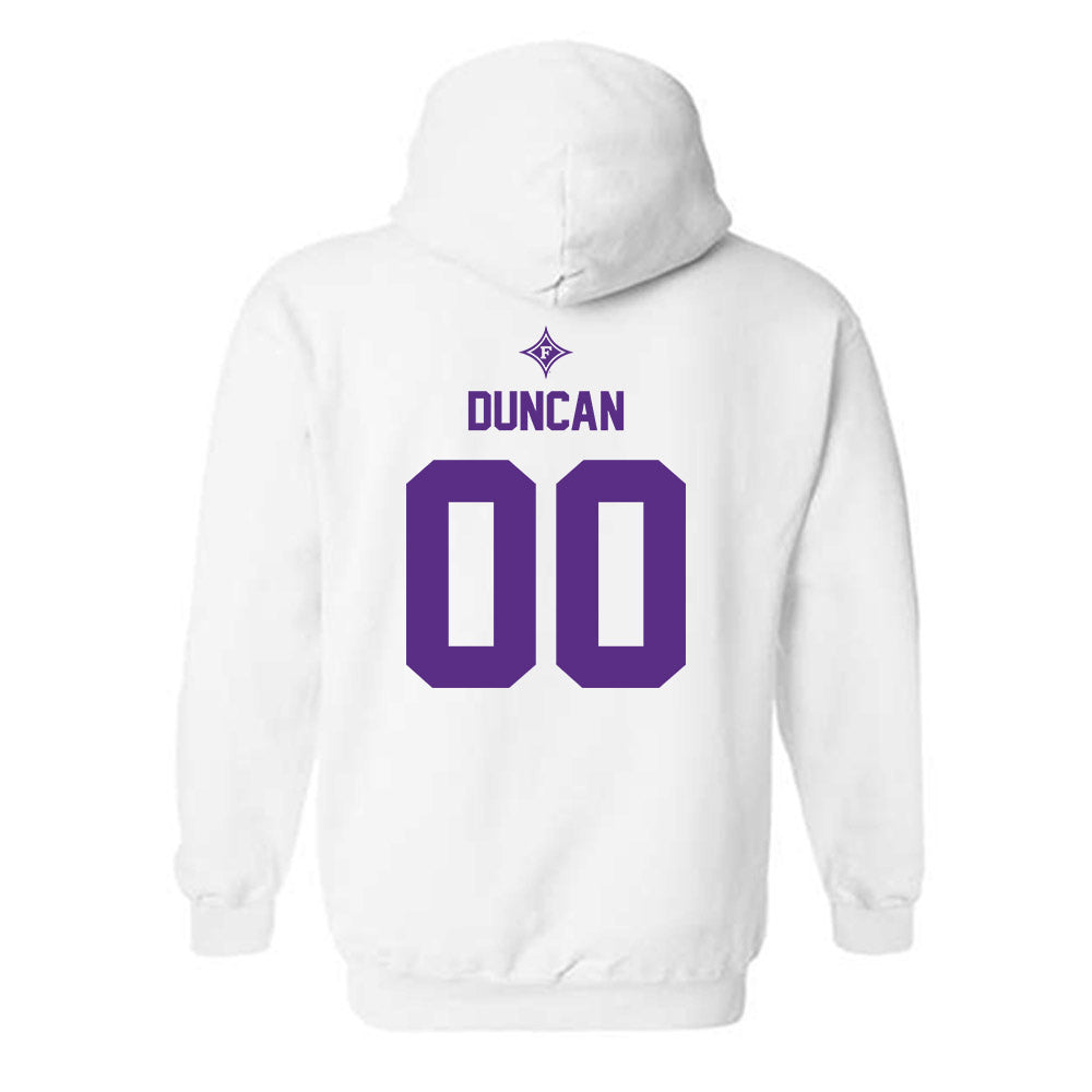 Furman - NCAA Football : Jay Duncan - Sports Shersey Hooded Sweatshirt-1