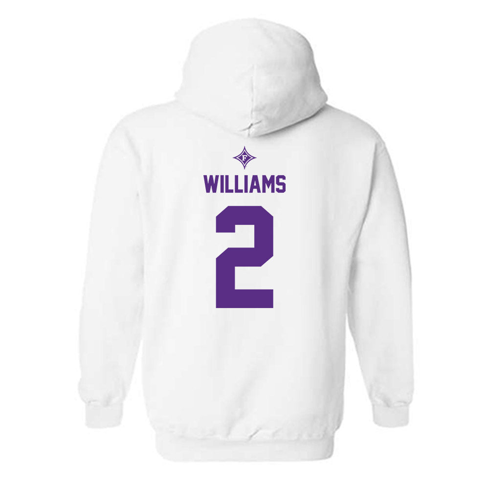 Furman - NCAA Football : Trae Williams - Sports Shersey Hooded Sweatshirt-1
