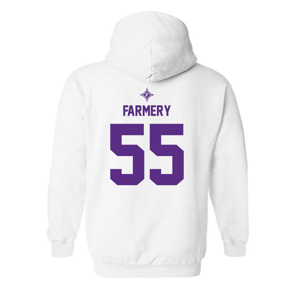 Furman - NCAA Football : Griffin Farmery - Sports Shersey Hooded Sweatshirt-1