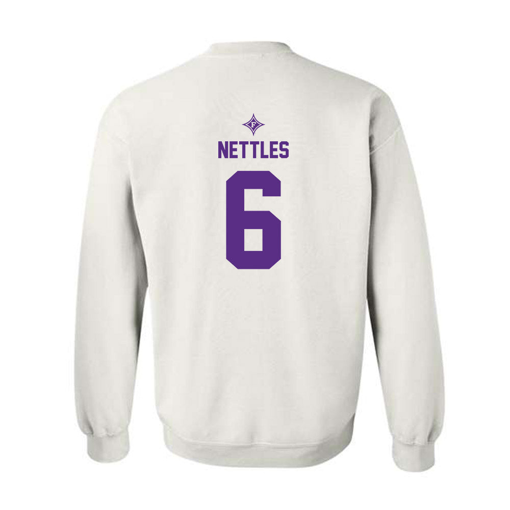 Furman - NCAA Football : CJ Nettles - Sports Shersey Crewneck Sweatshirt-1