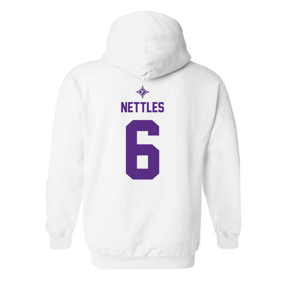 Furman - NCAA Football : CJ Nettles - Sports Shersey Hooded Sweatshirt-1