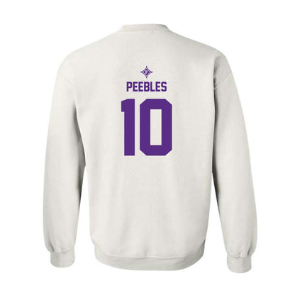 Furman - NCAA Football : Braylon Peebles - Sports Shersey Crewneck Sweatshirt-1