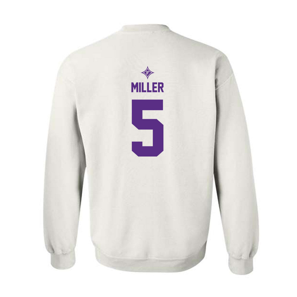Furman - NCAA Football : Jordan Miller - Sports Shersey Crewneck Sweatshirt-1