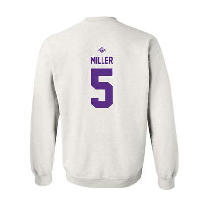 Furman - NCAA Football : Jordan Miller - Sports Shersey Crewneck Sweatshirt-1