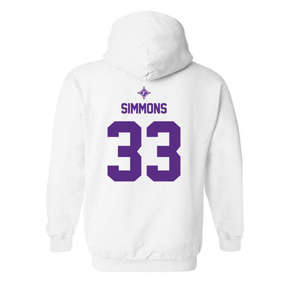 Furman - NCAA Football : Nick Simmons - Sports Shersey Hooded Sweatshirt-1