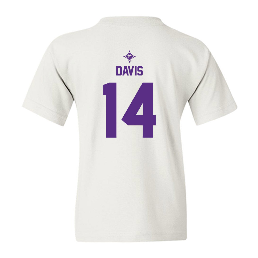 Furman - NCAA Football : Isaiah Davis - Sports Shersey Youth T-Shirt-1
