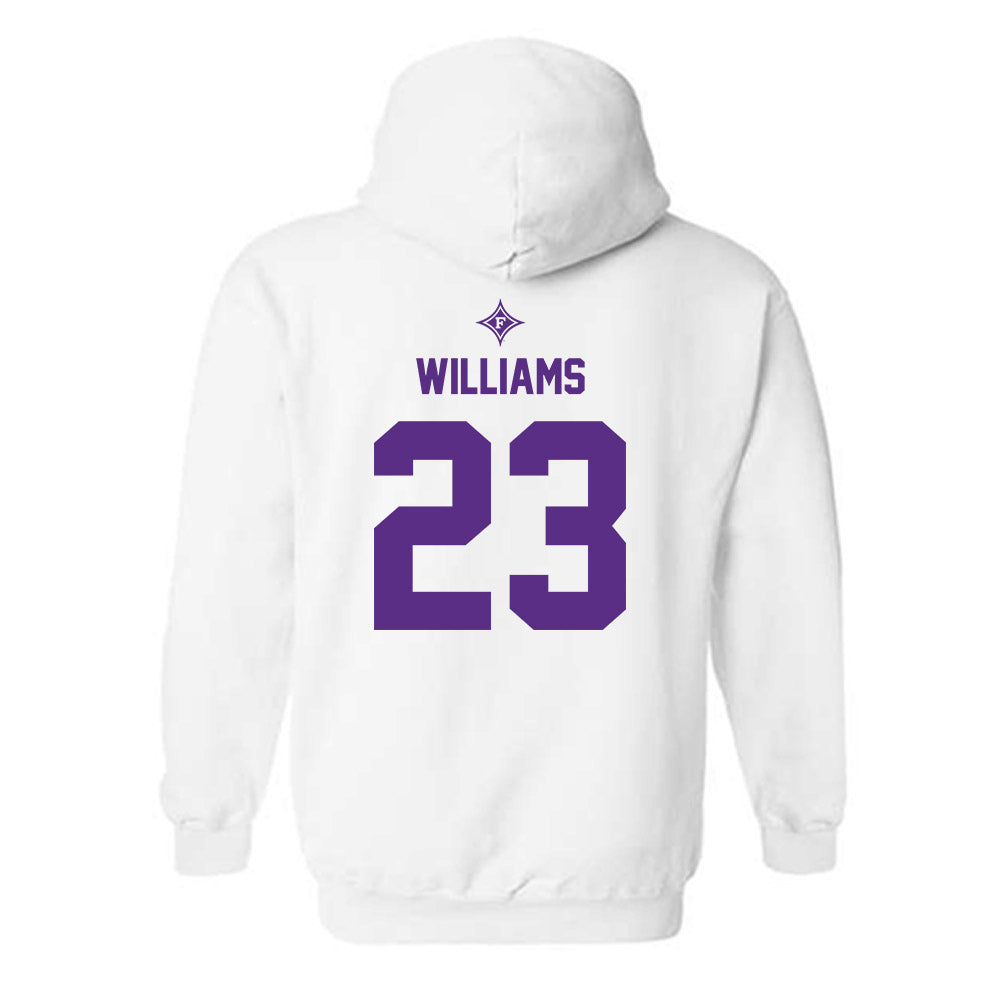 Furman - NCAA Football : Trae Williams - Sports Shersey Hooded Sweatshirt-1