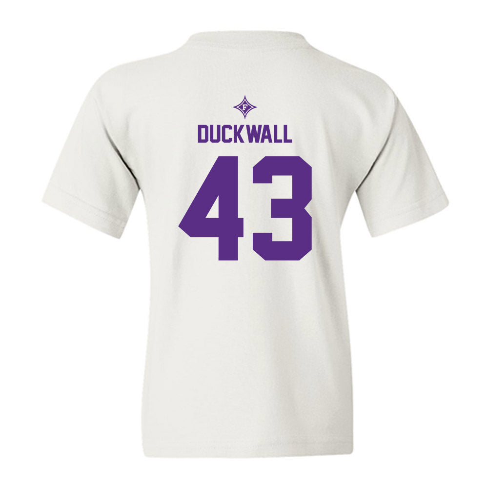 Furman - NCAA Football : Max Duckwall - Sports Shersey Youth T-Shirt-1