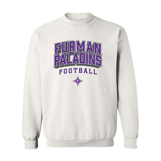 Furman - NCAA Football : Gray Gitter - Sports Shersey Crewneck Sweatshirt-0