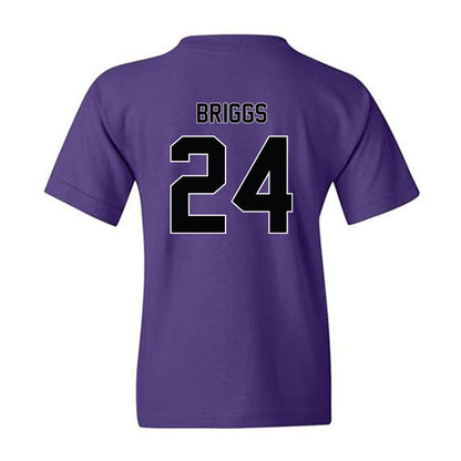 Furman - NCAA Women's Basketball : Emma Briggs - Replica Shersey Youth T-Shirt-1