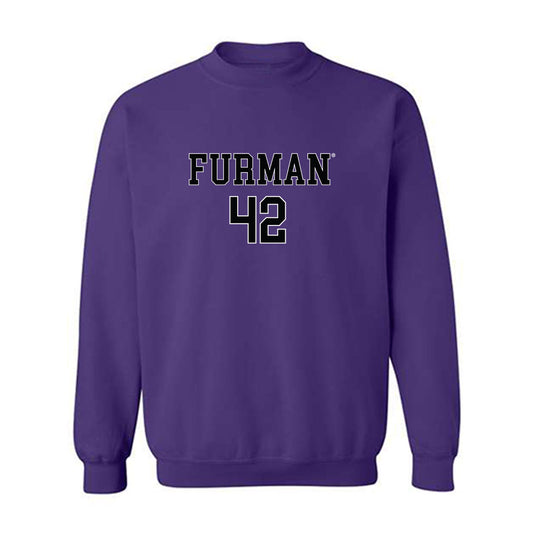 Furman - NCAA Women's Basketball : Kate Johnson - Replica Shersey Crewneck Sweatshirt-0