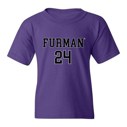 Furman - NCAA Women's Basketball : Emma Briggs - Replica Shersey Youth T-Shirt-0