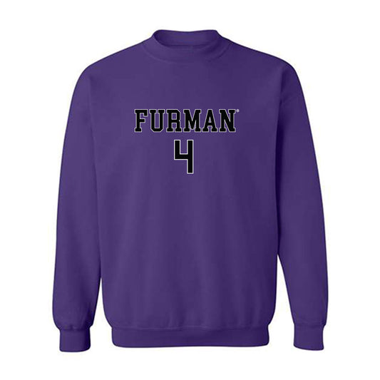 Furman - NCAA Women's Basketball : Kyraha Parnell - Replica Shersey Crewneck Sweatshirt-0