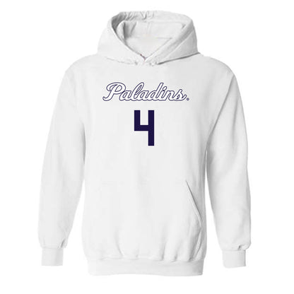 Furman - NCAA Women's Basketball : Tate Walters - Replica Shersey Hooded Sweatshirt-0