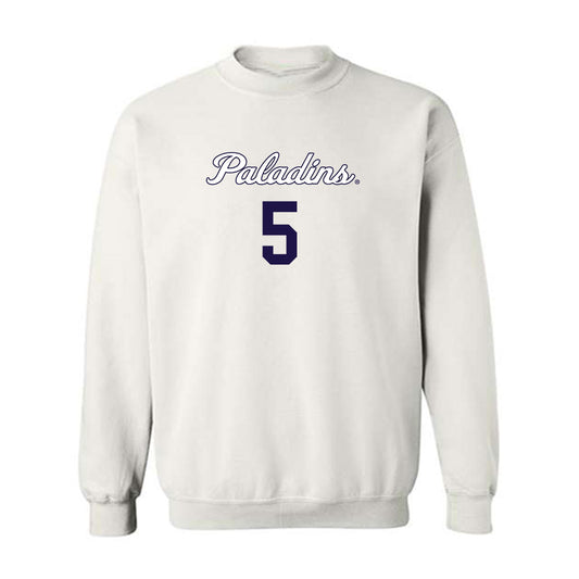 Furman - NCAA Women's Basketball : Raina McGowens - Replica Shersey Crewneck Sweatshirt-0