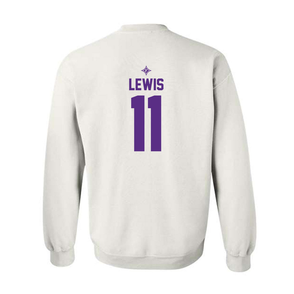 Furman - NCAA Men's Basketball : Gunnar Lewis - Sports Shersey Crewneck Sweatshirt-1