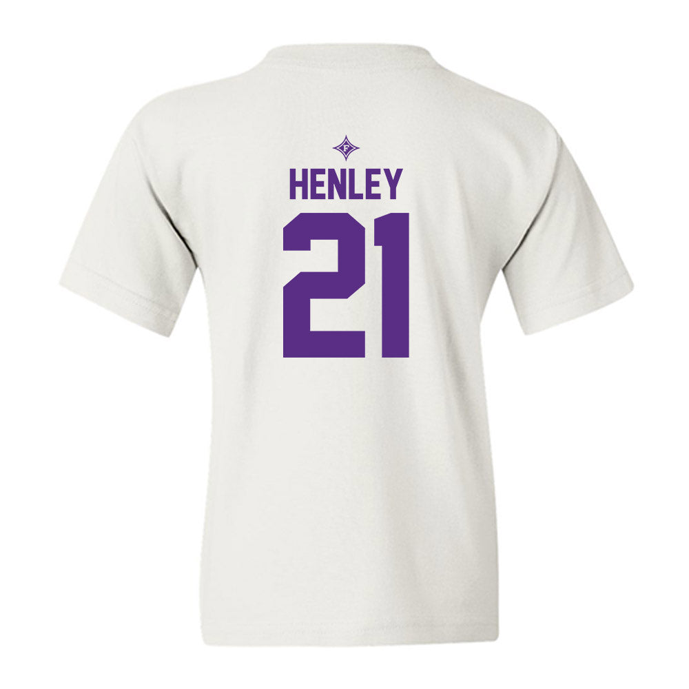 Furman - NCAA Women's Basketball : Niveya Henley - Sports Shersey Youth T-Shirt-1