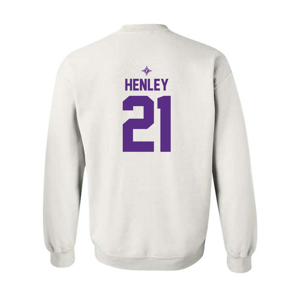 Furman - NCAA Women's Basketball : Niveya Henley - Sports Shersey Crewneck Sweatshirt-1