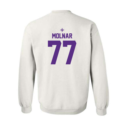 Furman - NCAA Men's Basketball : Davis Molnar - Sports Shersey Crewneck Sweatshirt-1