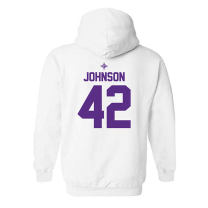 Furman - NCAA Women's Basketball : Kate Johnson - Sports Shersey Hooded Sweatshirt-1
