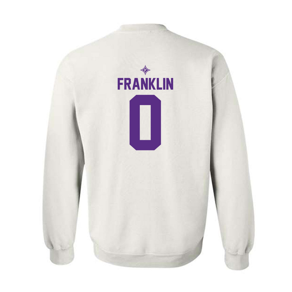 Furman - NCAA Men's Basketball : Abijah Franklin - Sports Shersey Crewneck Sweatshirt-1