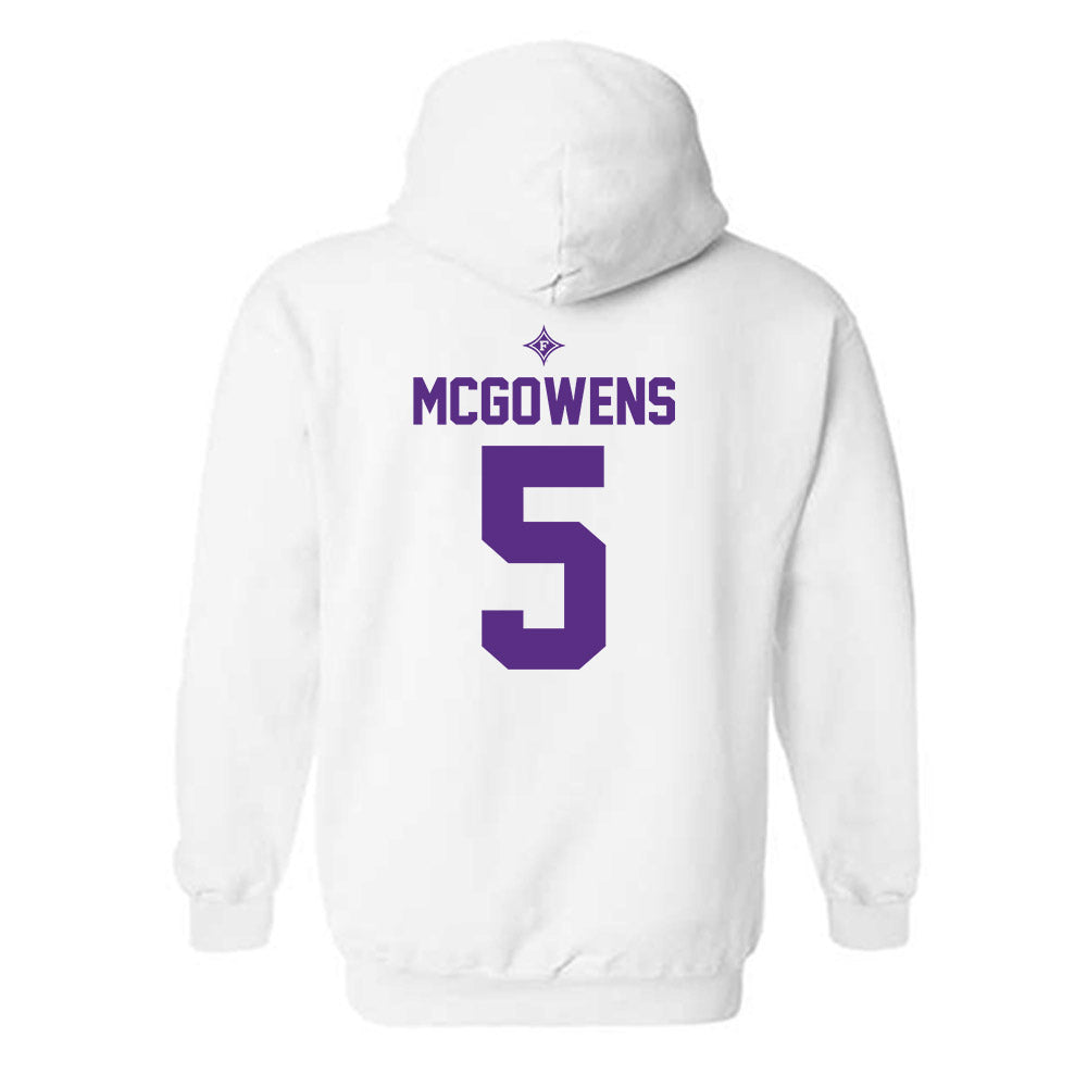 Furman - NCAA Women's Basketball : Raina McGowens - Sports Shersey Hooded Sweatshirt-1