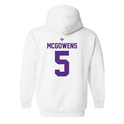 Furman - NCAA Women's Basketball : Raina McGowens - Sports Shersey Hooded Sweatshirt-1