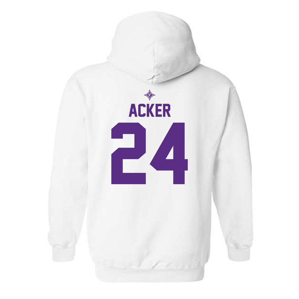 Furman - NCAA Women's Basketball : Jaelyn Acker - Sports Shersey Hooded Sweatshirt-1