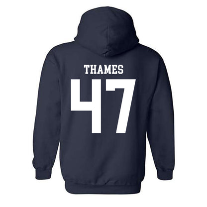Rice - NCAA Football : Ty Thames - Classic Shersey Hooded Sweatshirt-1