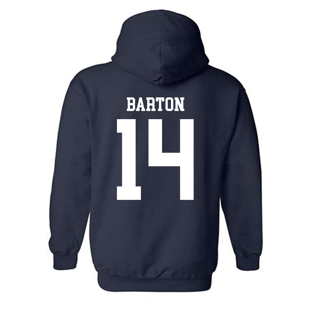 Rice - NCAA Football : Beau Barton - Classic Shersey Hooded Sweatshirt-1