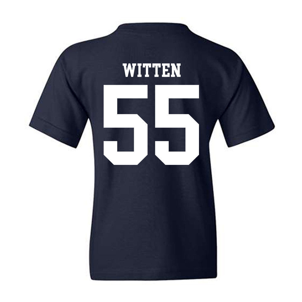 Rice - NCAA Football : CJ Witten - Classic Shersey Youth T-Shirt-1
