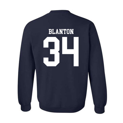 Rice - NCAA Football : Kaleb Blanton - Classic Shersey Crewneck Sweatshirt-1