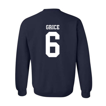 Rice - NCAA Football : Ben Grice - Classic Shersey Crewneck Sweatshirt-1