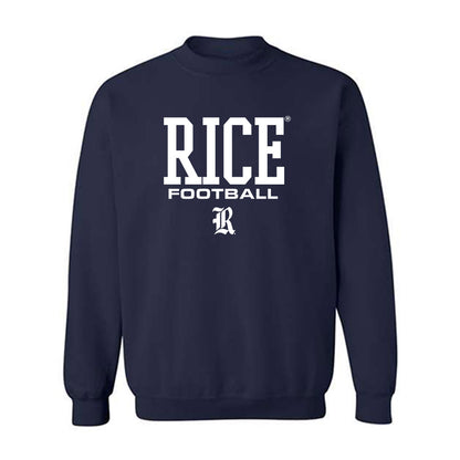 Rice - NCAA Football : Quincy Tchikou - Classic Shersey Crewneck Sweatshirt-0
