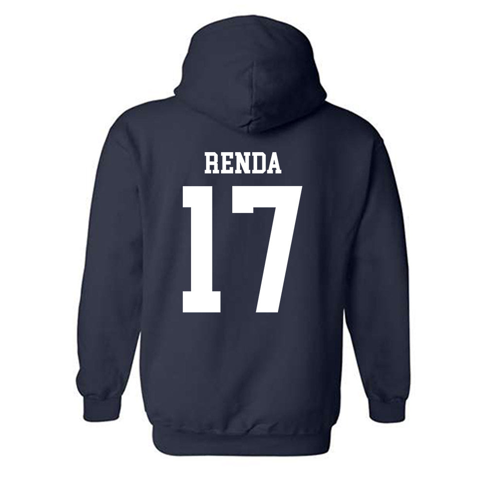 Rice - NCAA Football : Jake Renda - Classic Shersey Hooded Sweatshirt-1