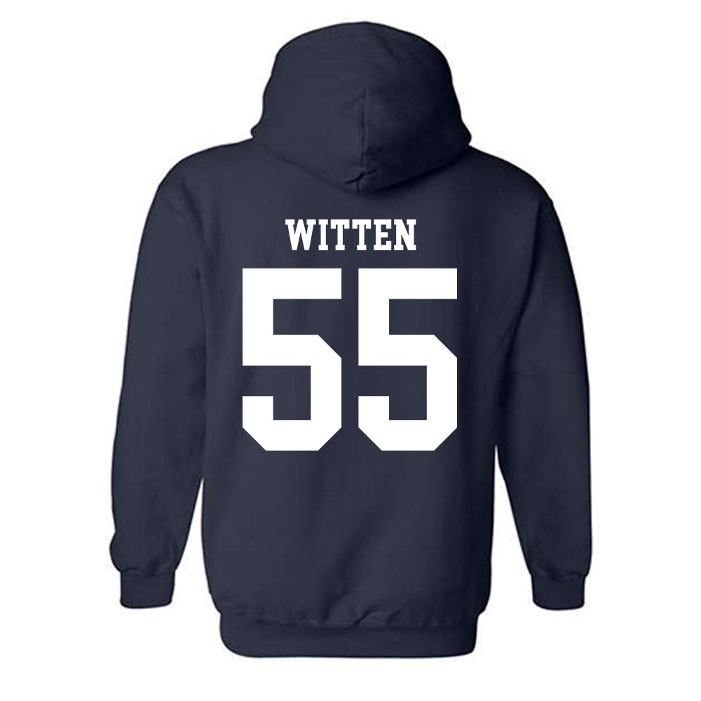 Rice - NCAA Football : CJ Witten - Classic Shersey Hooded Sweatshirt-1