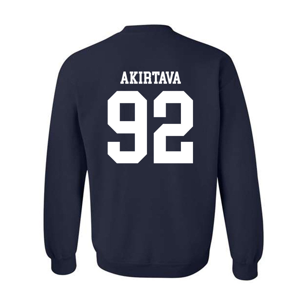 Rice - NCAA Football : Luca Akirtava - Classic Shersey Crewneck Sweatshirt-1