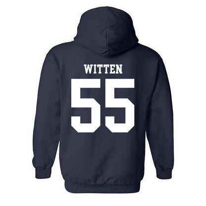 Rice - NCAA Football : CJ Witten - Classic Shersey Hooded Sweatshirt-1