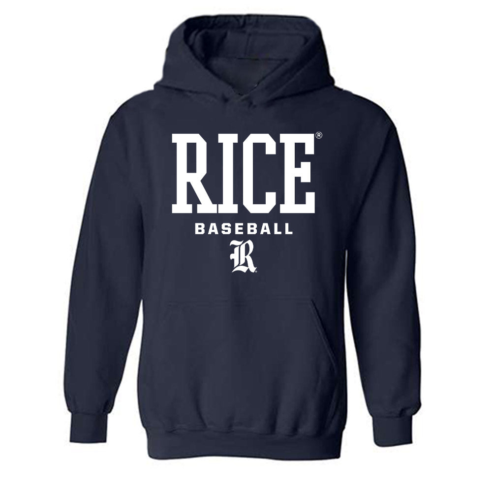 Rice - NCAA Baseball : LJ Layhew - Classic Shersey Hooded Sweatshirt-0