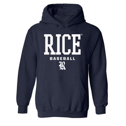 Rice - NCAA Baseball : LJ Layhew - Classic Shersey Hooded Sweatshirt-0