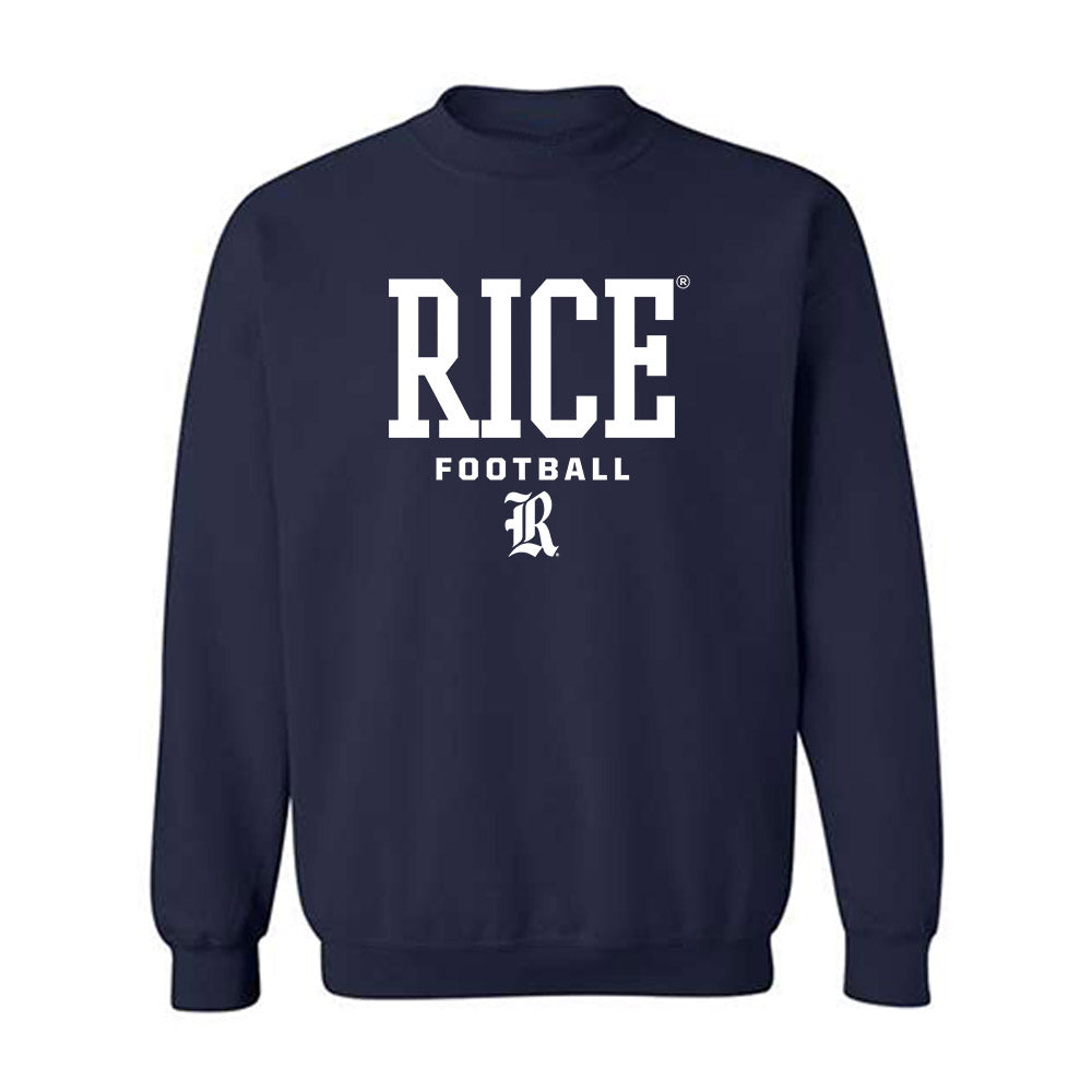 Rice - NCAA Football : Owen Carter - Classic Shersey Crewneck Sweatshirt-0