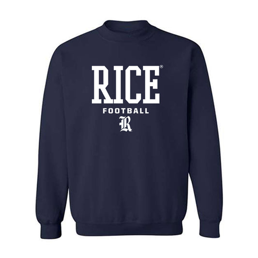 Rice - NCAA Football : Micah Barnett - Classic Shersey Crewneck Sweatshirt-0