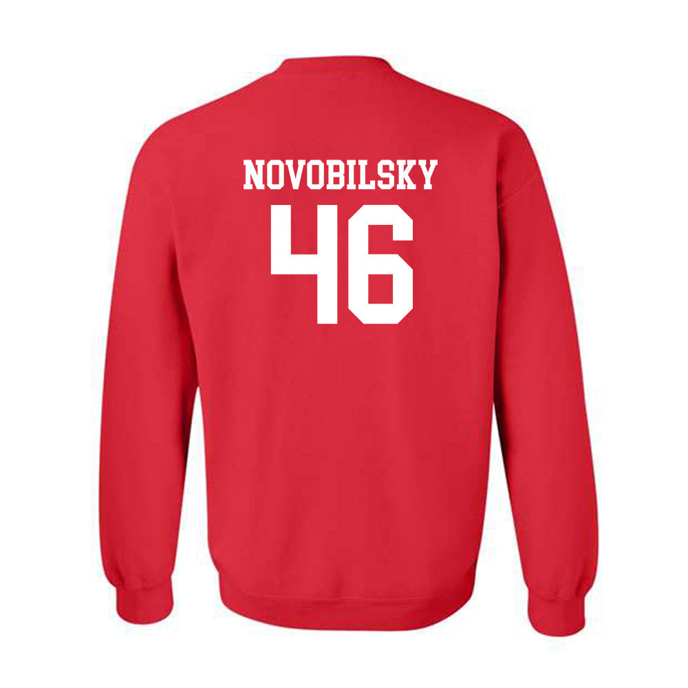 Rutgers - NCAA Baseball : Kevin Novobilsky - Classic Shersey Crewneck Sweatshirt-1