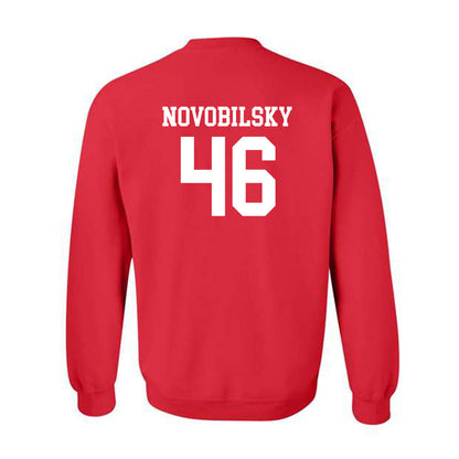 Rutgers - NCAA Baseball : Kevin Novobilsky - Classic Shersey Crewneck Sweatshirt-1